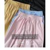 Unisex Blue Vertical Striped Casual Pants: Korean Summer Style, Floor-Length, Straight Wide-Leg, High-End Feel