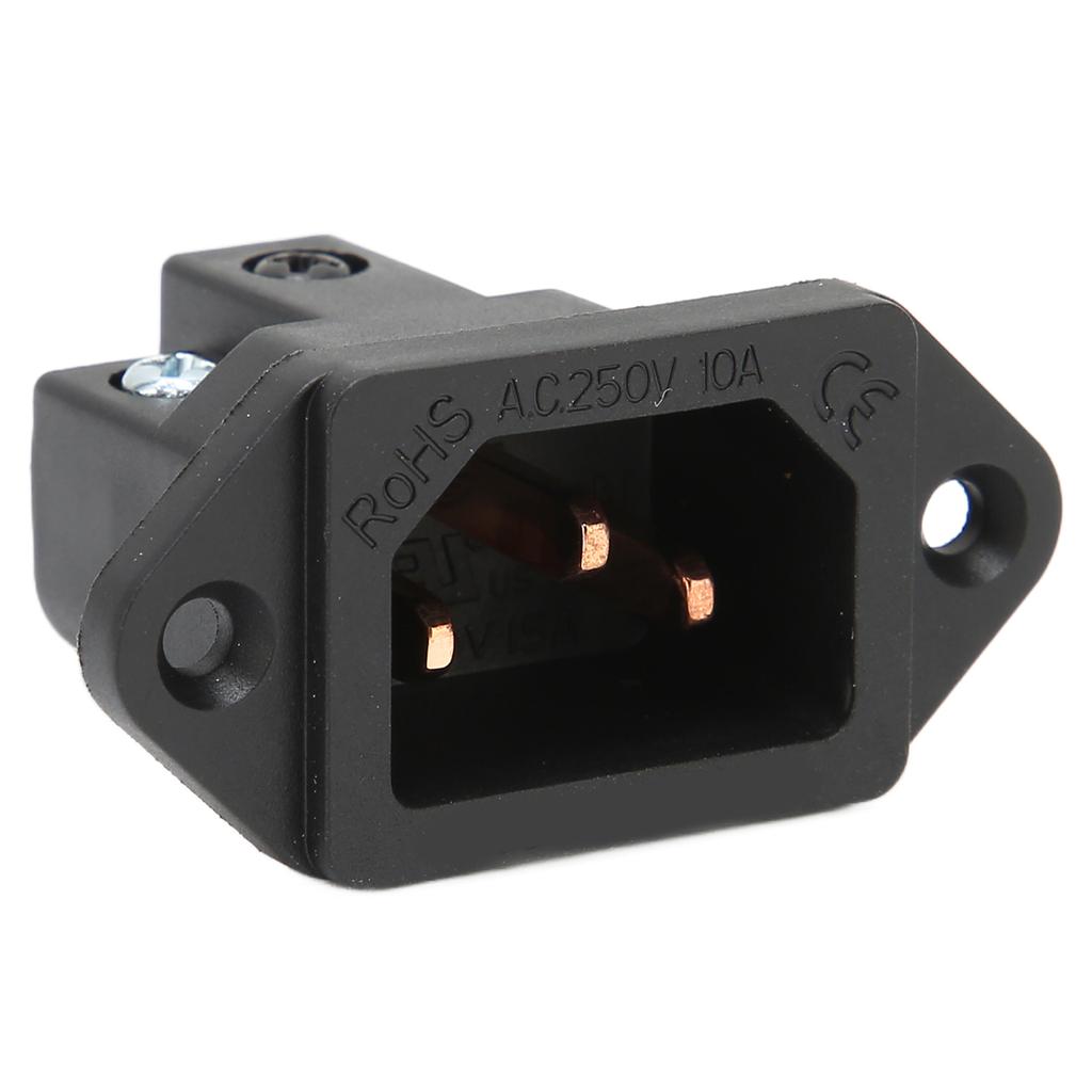 Monosaudio IB70(C) Pure Copper IEC Female Power Socket Panel Mount Plug Power Connector Tailstock 100‑250V