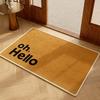 High-Grade Loop Pile Carpet Dirty-Resistant Waterproof Easy To Take Care Of Entryway Bathroom Bathroom Doormat Home Decor