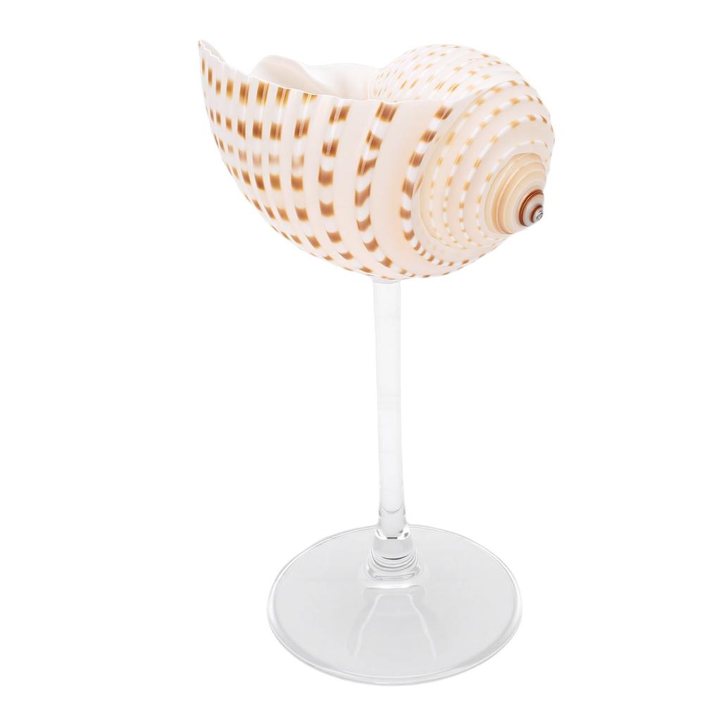 Conch Shell Wine Glass Elegant Unique Creative Drinking Goblet Cocktail Drinks Cup for Wedding Party Bar