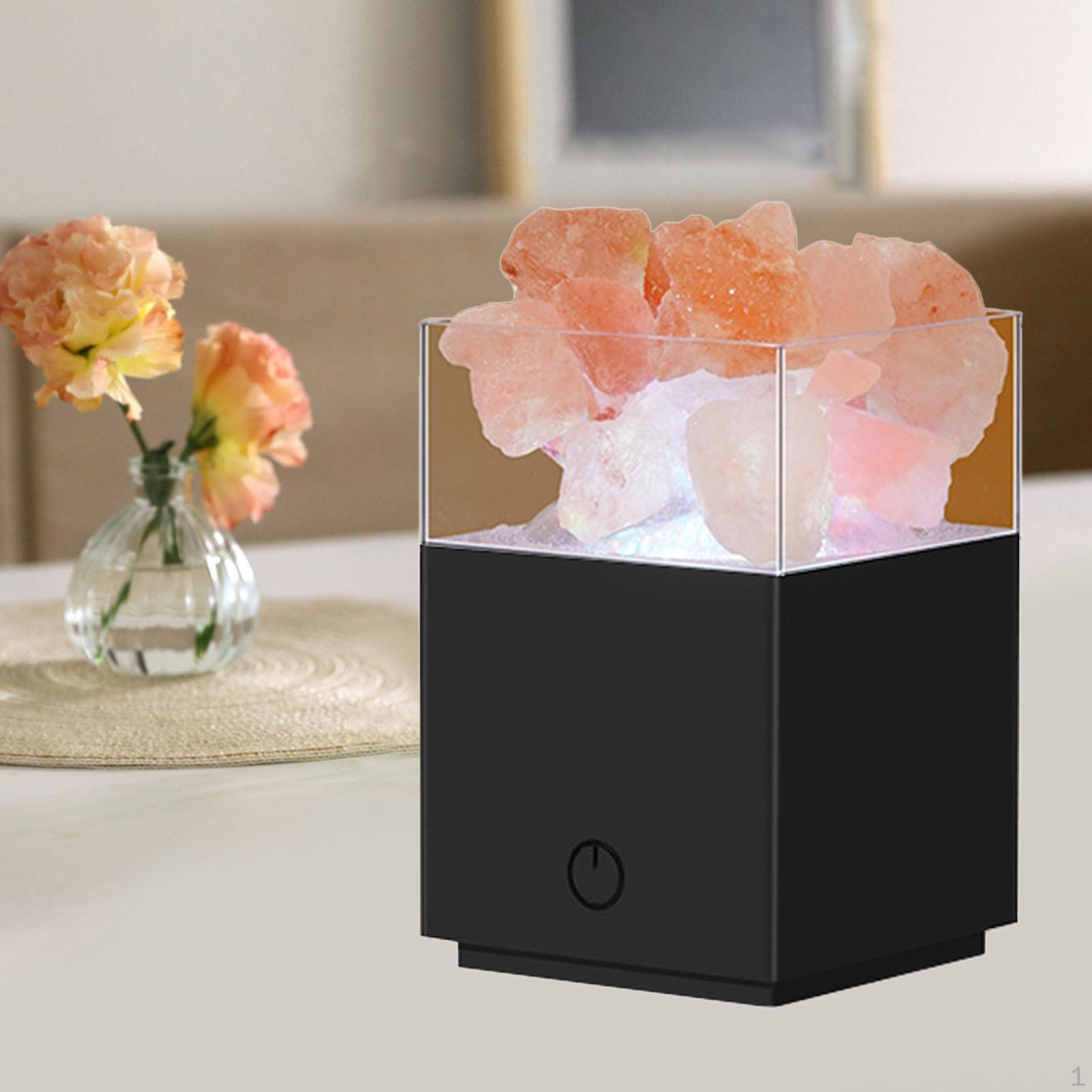 Лампа Соляная USB Смена Цвета Ночник Спальня Прикроватный Декор Лампы (с Солями)