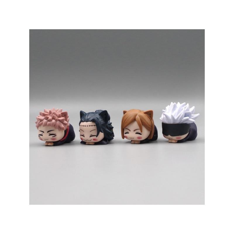 Four types of Satoru Gojo, Yuji ltadori, wild rose, and geto suguru figurine figurines for the battle of lying down spells