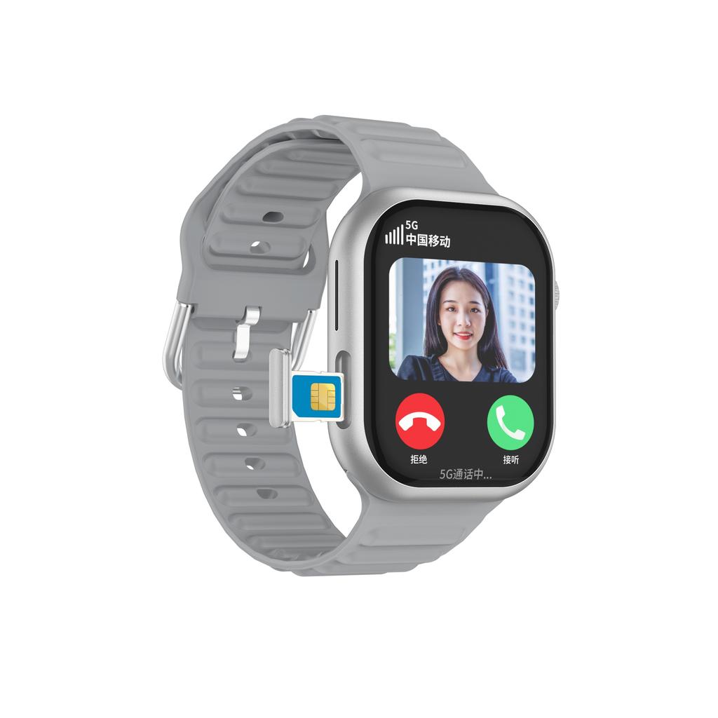 Chytré hodinky Rainbuvvy B18 4G 2GB RAM 16GB ROM AMOLED Super HD Celá obrazovka 2MP kamera Vodotěsnost IP67 Monitorování srdeční frekvence Dlouhá výdrž Běžné hodinky