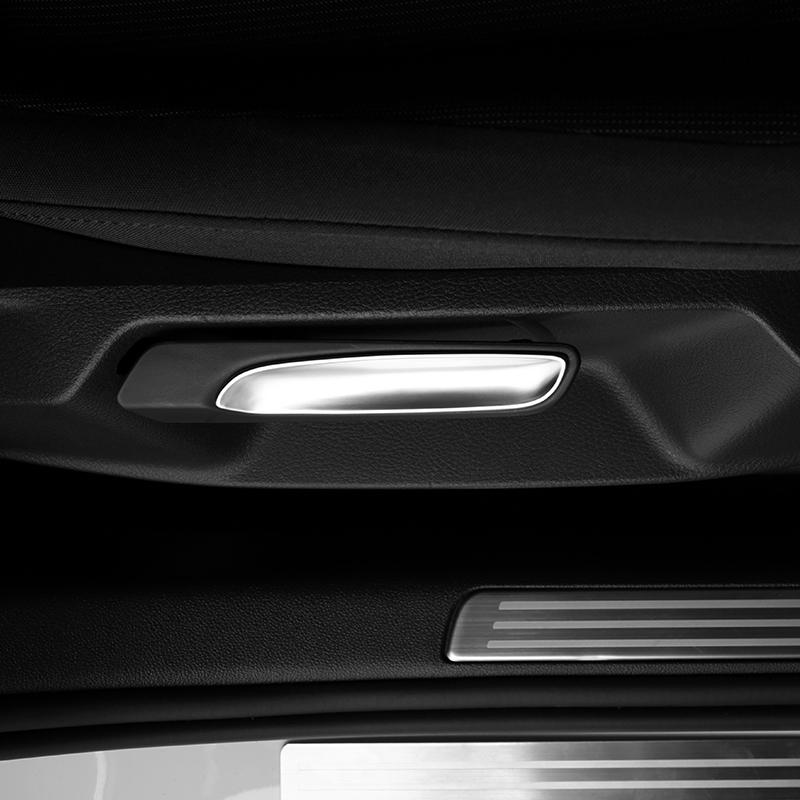 Bouton de réglage du siège de voiture, garniture de couvercle de commutateur, pour Volkswagen VW Tiguan MK2 Touran Golf MK7 T-ROC T ROC 2017 2018