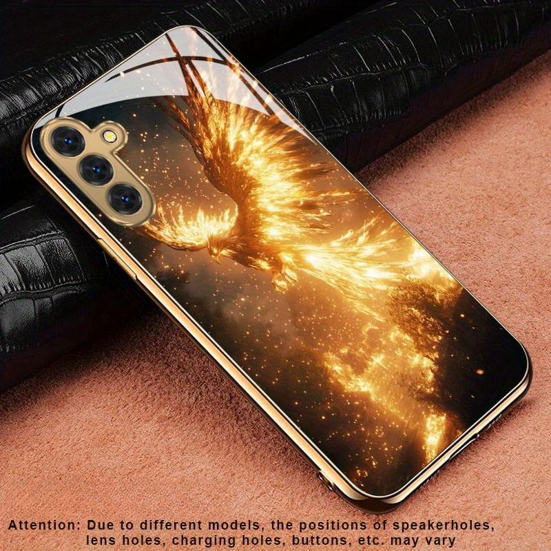Atmosfera Fashion Semplicità Vetro Galvanizzato di Alta Gamma Custodia per Telefono per Samsung Galaxy S26 S25 S24 S23 S22 S21 FE,Ultra,Plus