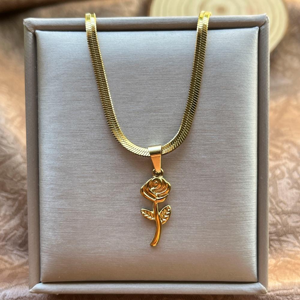 Small Animal Snake Pendant Flat Snake Chain Necklaces for Women Choker Necklace Stainless Steel Jewelry Party Birthday Gift New