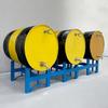Steel Oil Drum Stand: Leak-Proof Stackable Rack for Diesel Drums in Warehouses