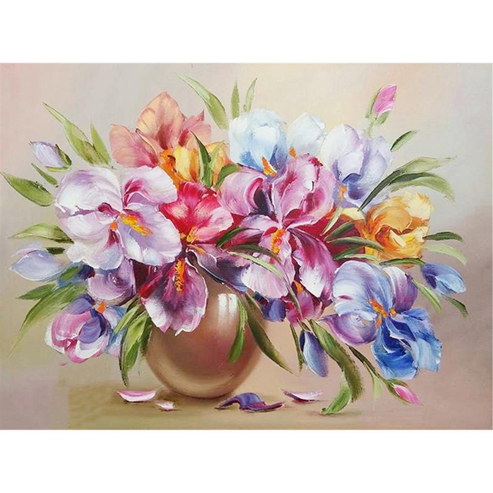 Huacan 5D DIY Full Drill Diamond Painting Flower Cross Stitch Embroidery Craft Kit