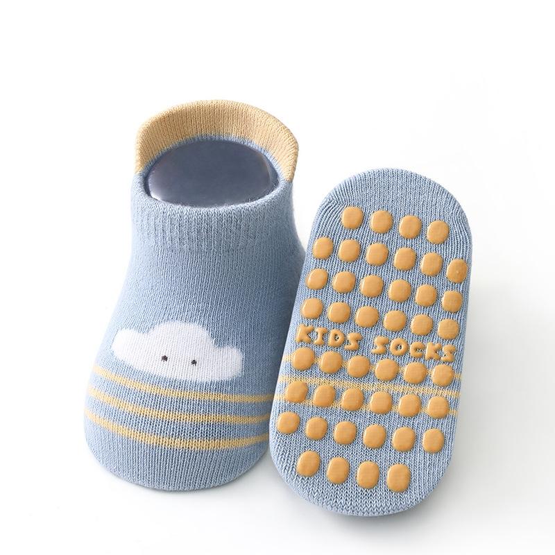 Baby Anti-Rutsch Socken Herbst Winter Baumwolle Gestrickt Kinder Cartoon Kurze Socken Lässig Säugling Kleinkind Bodensocken Für Mädchen Jungen 0-5 Jahre