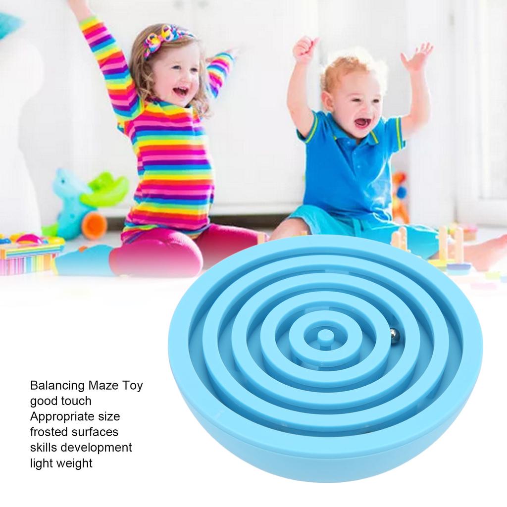 Balancing Maze Toy Bright Colors Semicircle Light Weight Maze   Toy   for Kids Early Education