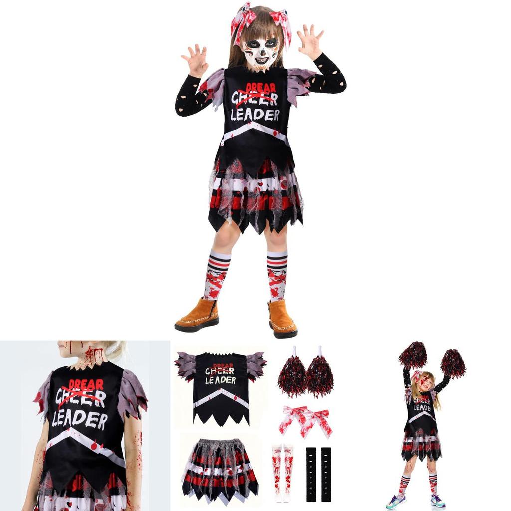 Halloween Pirate Costume For Kids With Digital Print For Childrens Party Performance