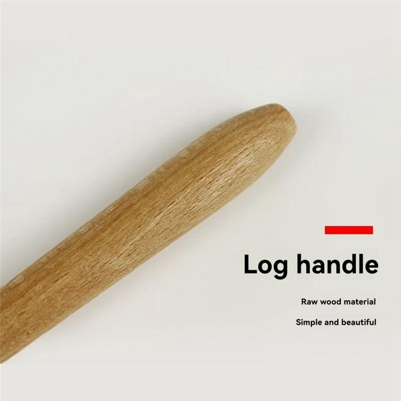 ABUL-Coffee Grinder Brush Coffee Maker Cleaning Brush Bamboo Wooden Coffee Maker Cleaning Brush Tools Home Kitchen