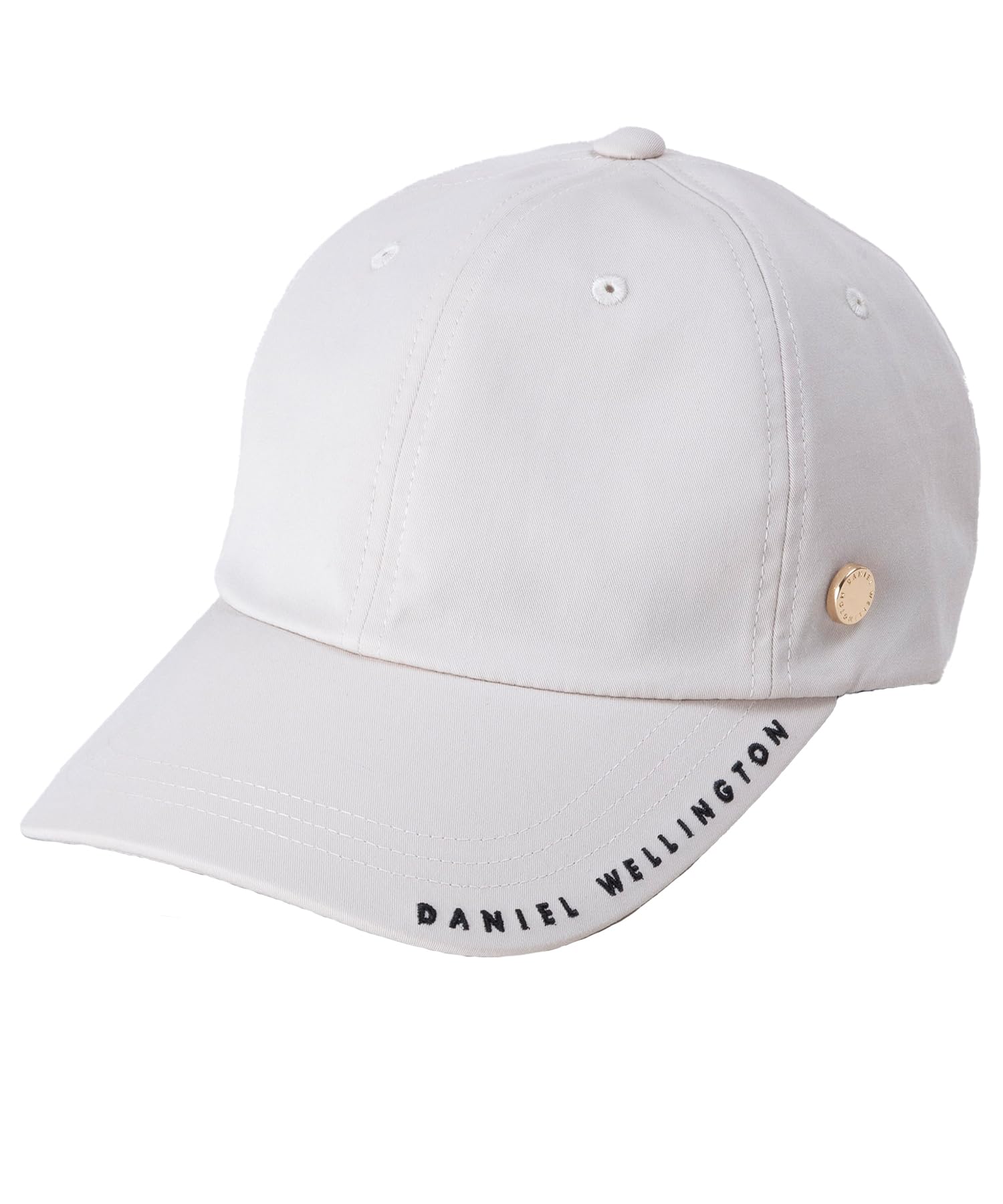 [Daniel Wellington] Logo Embroidered Baseball Cap (Beige)