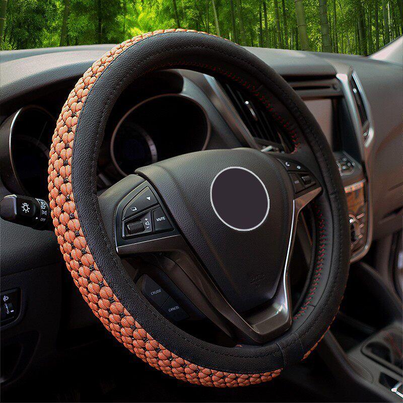 Good-Feeling Ice Silk Car Steering Wheel Cover, Universal for All Seasons, Non-Slip, Breathable, Sweat-Absorbent, Suitable for Thousands of Car Models
