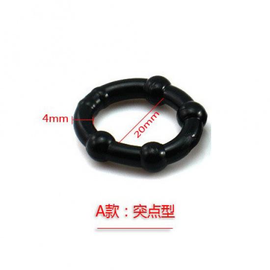 Crystal Ring Silicone Bead Ring Delay Sleeve Penis with Sudden Point Thorn Sexy Toys Love Aid Sex Tools Elastic