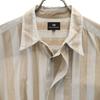 ISSEY MIYAKE 90s Old Striped Pattern Short sleeve shirt L Special wing Men's Used