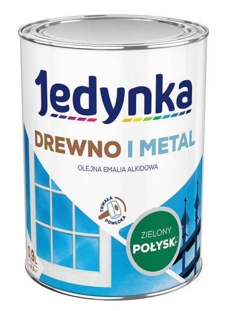 Alkyd Enamel For Wood And Metal Green 0.9L - 5Emal.Zij0.9