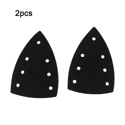 2pcs/set Sanding Pad And Triangle Grinding Disc 7 Hole Sandpaper Backing Pad Sanding Machine Parts Power Tool Accessories
