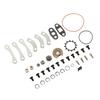 44pcs Standard Shaft Turbo Repair Kit Stable Performance Metal Alloy for T3 T4 T04E T04B Turbo Charger