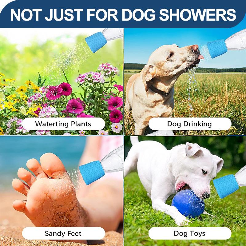 HOT Selling Portable Silicone Pet Shower Head Cleaning Shower Head Outdoor Silicone Pet Shower Head