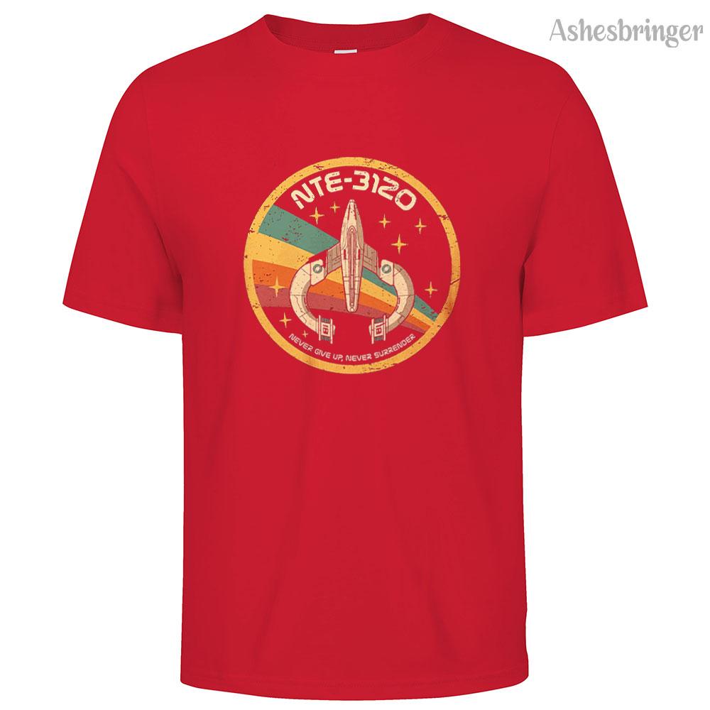 

Mens Cotton Vintage Protector Graphic NTE-3120 T Shirt Street Casual Style Tee for Men and Women M