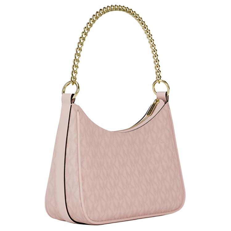 Michael Kors Coated Canvas With Polyester And PU Handbag Small Women's Powder Blush 35R6GTVC5V-POWDER BLUSH