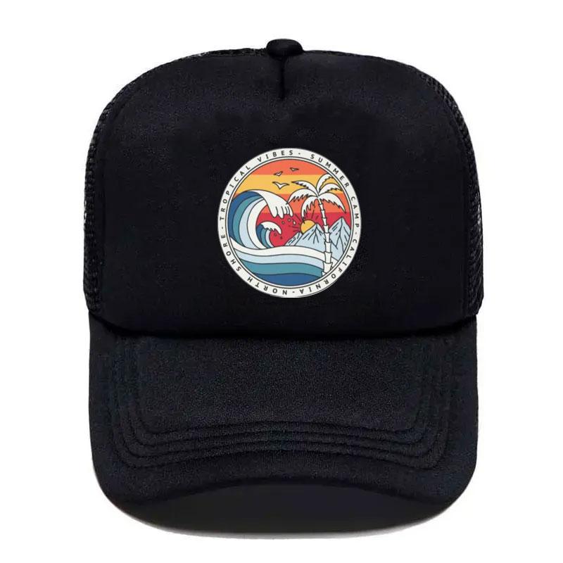 Personalized Beach Surfing Baseball Cap Sports Unisex Women s Adjustable Surfer Trucker Hat Spring Snapback Caps baseball cap Adult Size