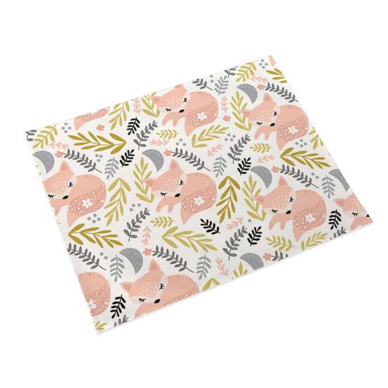 Nordic Style Kitchen Reusable Placemat Animal Forest Absorbent Fast Drying Washable Table