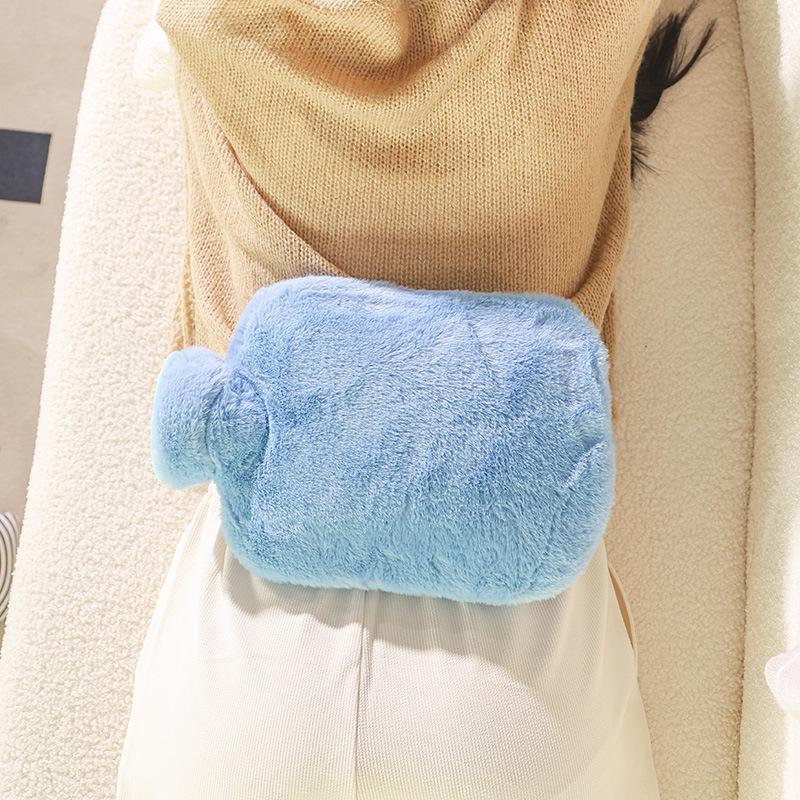 Extra Large Eco-friendly Plush Hot Water Bottle – Winter Warmth with Skin-friendly Fleece