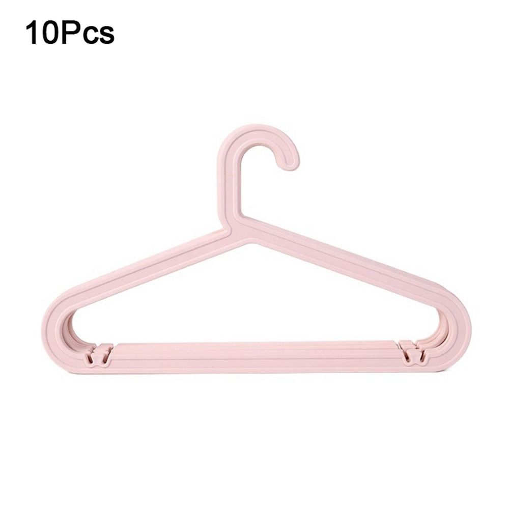 10Pcs Plastic Clothes Drying Rack Nordic Style Clothes Display Hangers Baby Hangers  Closet