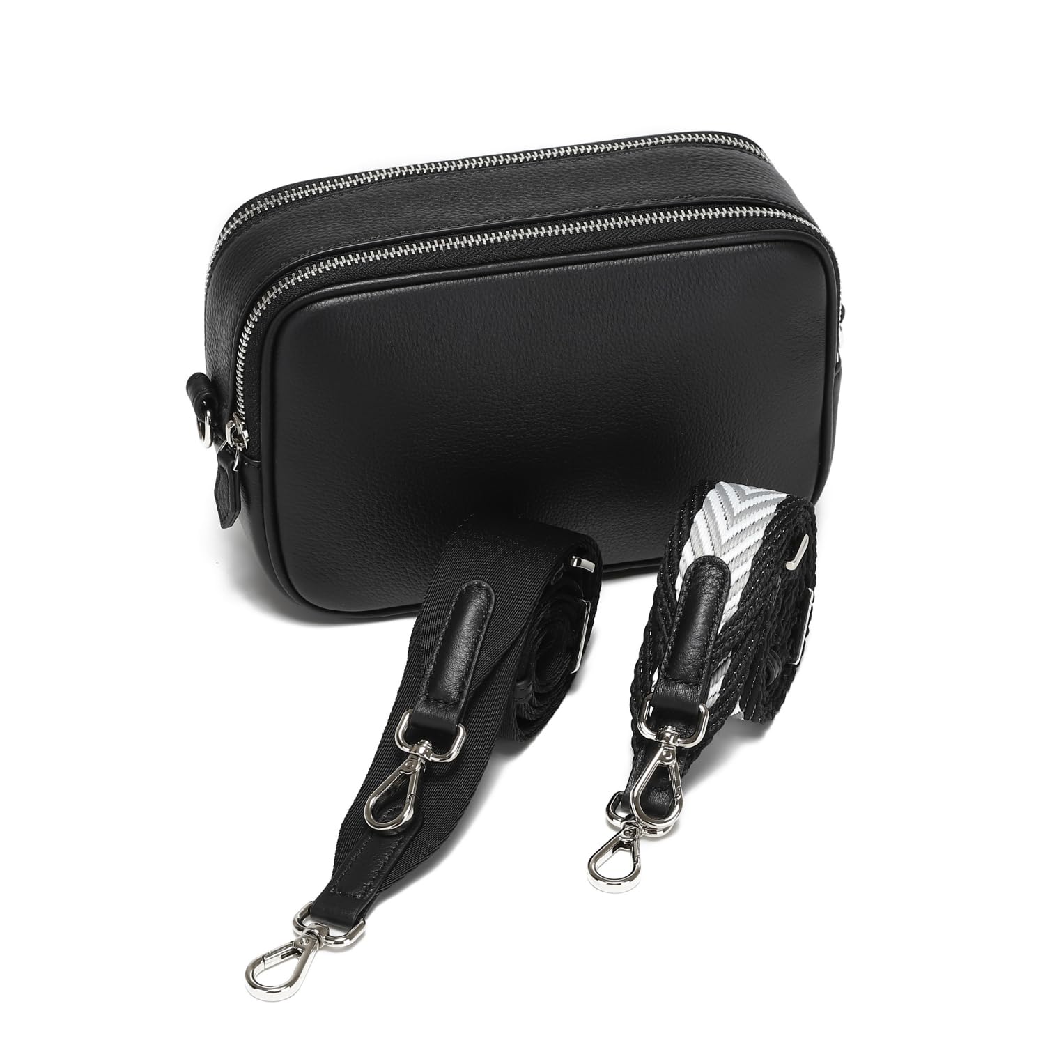 

Imai Bag Tostato Genuine Leather Simple Shoulder Bag Body Bag Box Bag Shoulder Crossbody Pochette Bag 99433N [QUAY] Women s (Black) чёрный