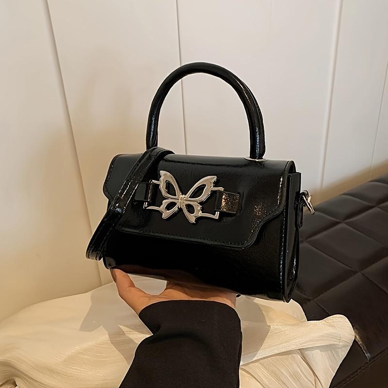 

Модная сумка-бабочка для девочек, трендовая одноплечевая сумка кроссбоди, мини-квадратная сумка