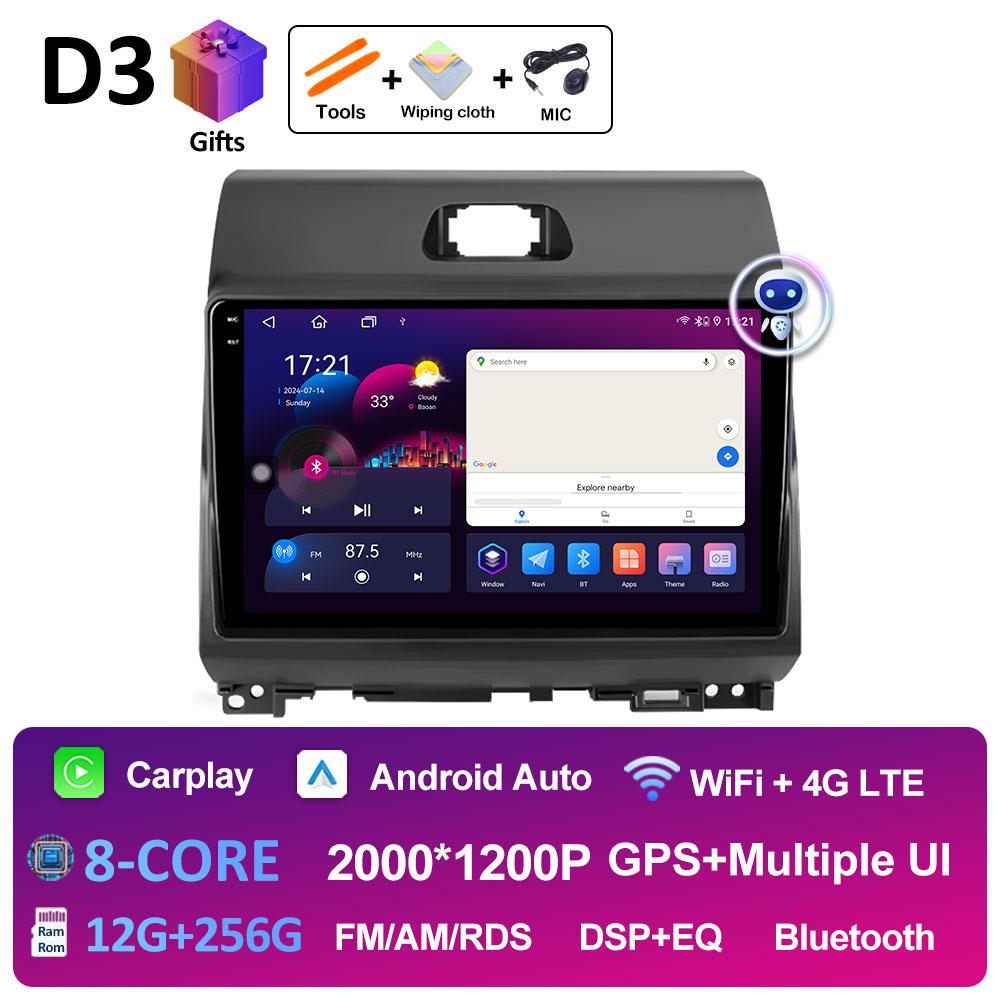 9 Inch Car Radio For KIA Ray 2011 2012 2013 2014 - 2017 Video Player Wireless Carplay GPS Navigation Cooling Fan Auto Tools WIFI