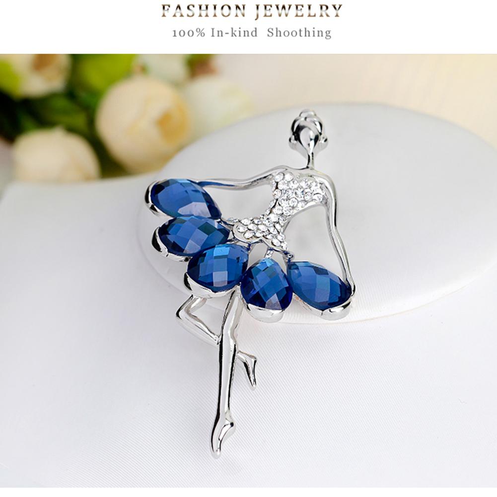 Elegante Balletttänzerin Broschen Anstecker Hübsche Blume Tänzerin Hochzeit Braut Broche