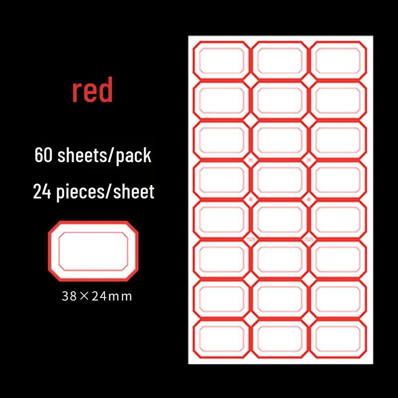 Vodotěsné, Ručně psací, Samolepicí jmenovky a klasifikační štítky