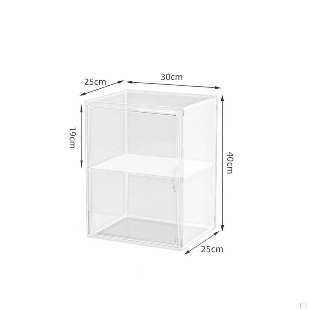 Figure Display Box Extra Large Acrylic Transparent Clear Case for Toy Collectors,