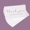 50/100Pcs Thank You Cards For Supporting My Small Business Cards Bulk Customer Appreciation Card Packaging Supplies