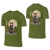 Ronin Cat 5 Lazy Style Reversible Tshirt Sports Leisure Print Does Not Fade Unisexs Tshirts