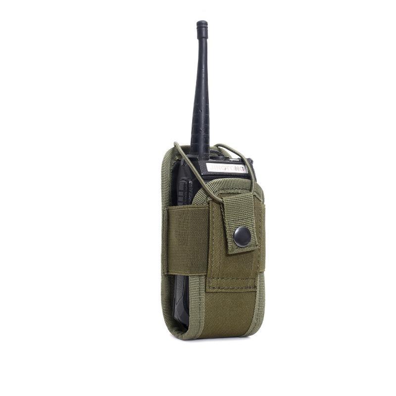 Tactical Walkie Talkie Carry Bag Universal Radio Pouch Holder Pocket for Duty Belt Portable Outdoor Camping Sports Waist DJJPJ01