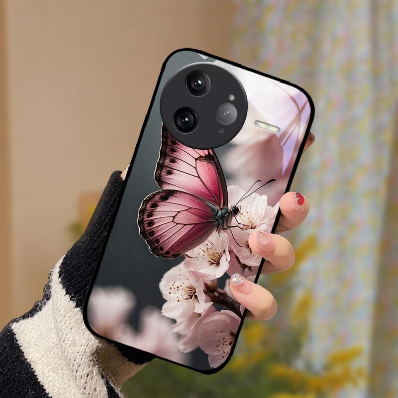 For Xiaomi POCO F7 Ultra Case Fashion Luxury Lens Protection Tempered Glass Back Cover For POCO F7 Ultra 24122RKC7G Shell Coque