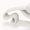 10PCS Kids Storage Hangers Plastic Thicken Bow Knot Coat Drying Hanger for Toddler Baby White