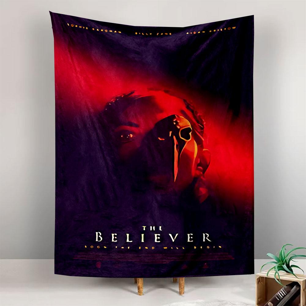 The Believer Movie Poster Tapestry Wall Hanging, Ryan Gosling Indie Film Art, Cinematic Wall Decor for Bedroom Living Room Dorm