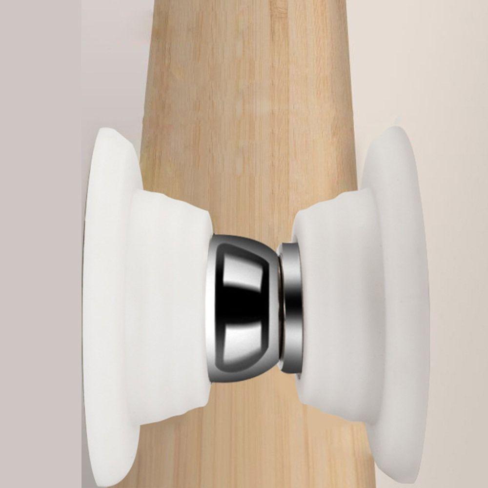 Windproof Magnetic Door Stopper Free-punch Doorstop Silent Door Suction  Door Rear
