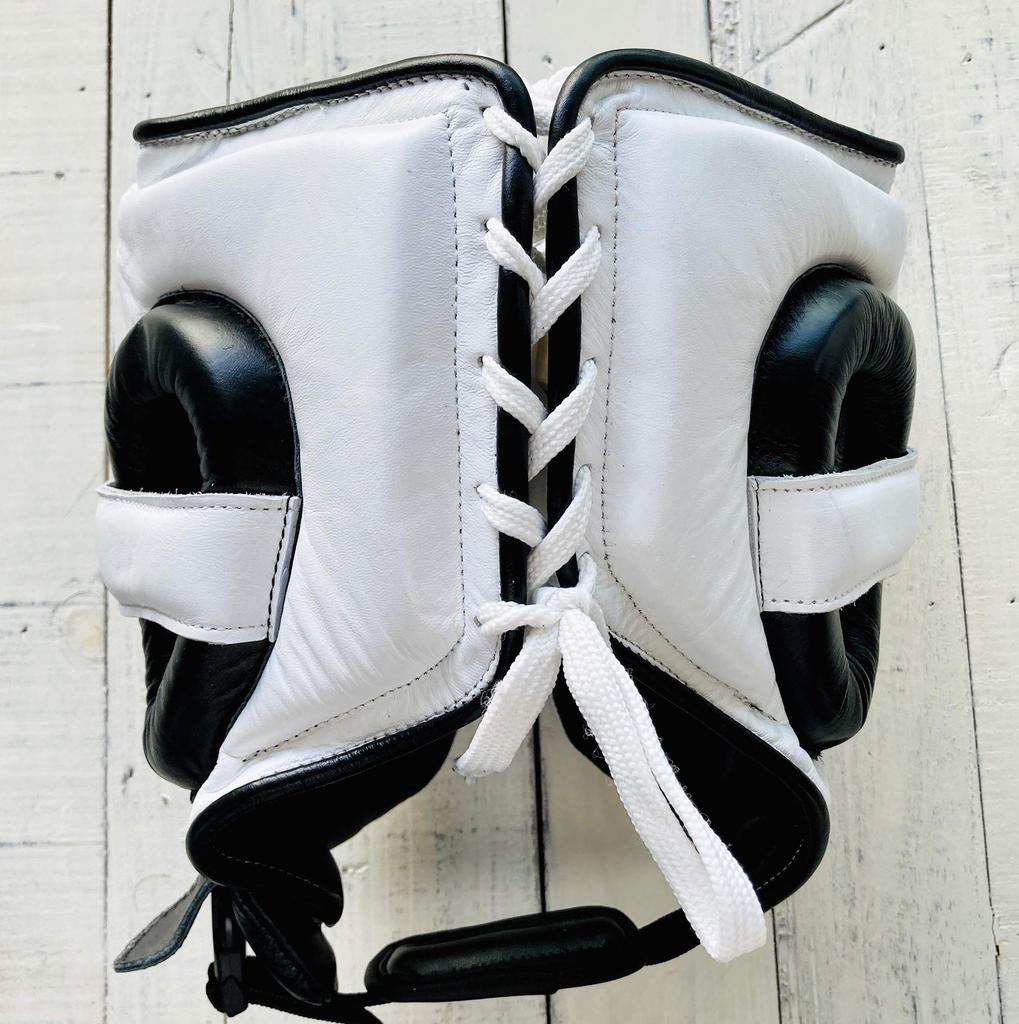 PRIZE RING Headgear "Pro-training" White/Black (L)