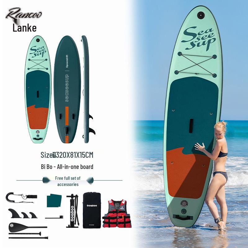 Lanko Inflatable Paddle Board - Universal PVC SUP for Surfing & Paddling