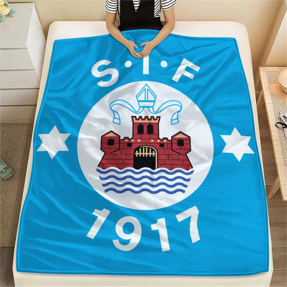 Silkeborg Sports Association  Print Flannel Blanket, High quality Comfortable for All Seasons, Home Decor, Warmth and Comfort