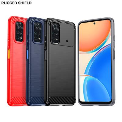 Do etui Xiaomi Poco M4 Pro 4G do etui Poco M4 Pro 4G silikonowe etui z włókna węglowego do etui Xiaomi Poco X4 X3 M3 M4 Pro 4G