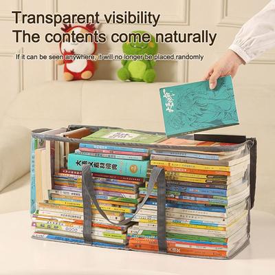 Multifunctional Collapsible Pouch Waterproof Books Collection Container  Student