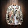 Herren Winter Bestickte Bomberjacke Dick Warm Lässig Oberbekleidung Trendiger Street Style Mantel für den täglichen Gebrauch Kaltes Wetter