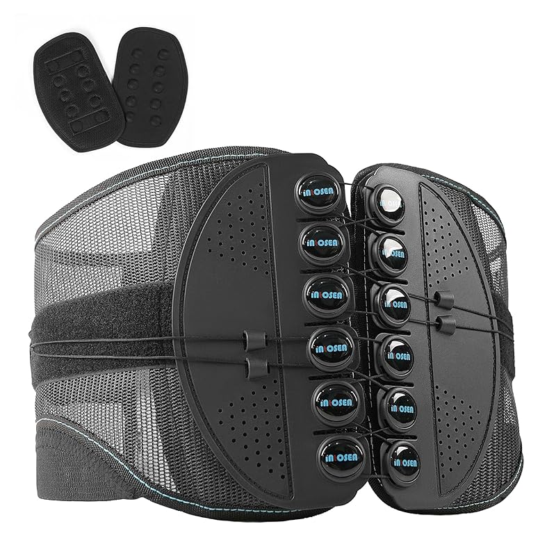 

INTOSEA waist supporter unisex waist corset support belt Strong fixed support waist belt pelvic belt mesh ventilation Labor-saving pulley Pressure